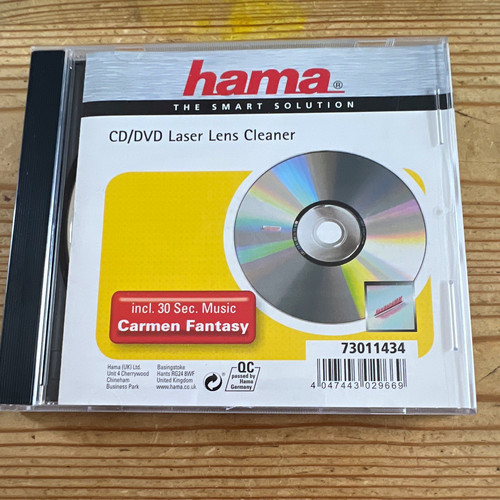 Hama dvd laser lens cleaner - laser,
