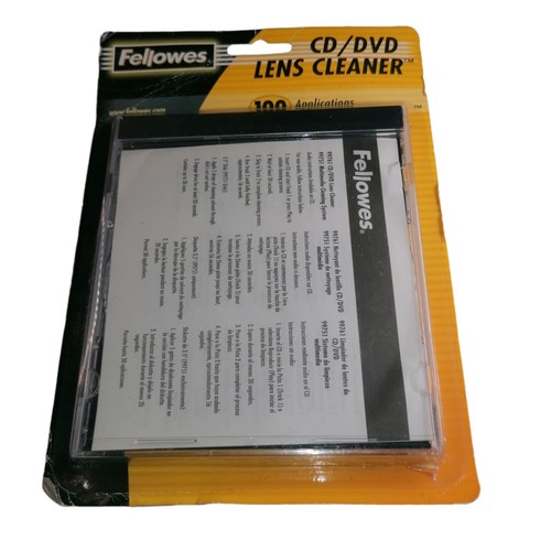 Fellowes dvd lens cleaner - cd/dvd,