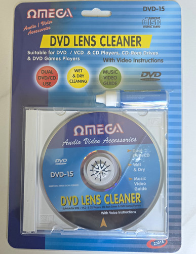 Omega dvd lens cleaner - omega,